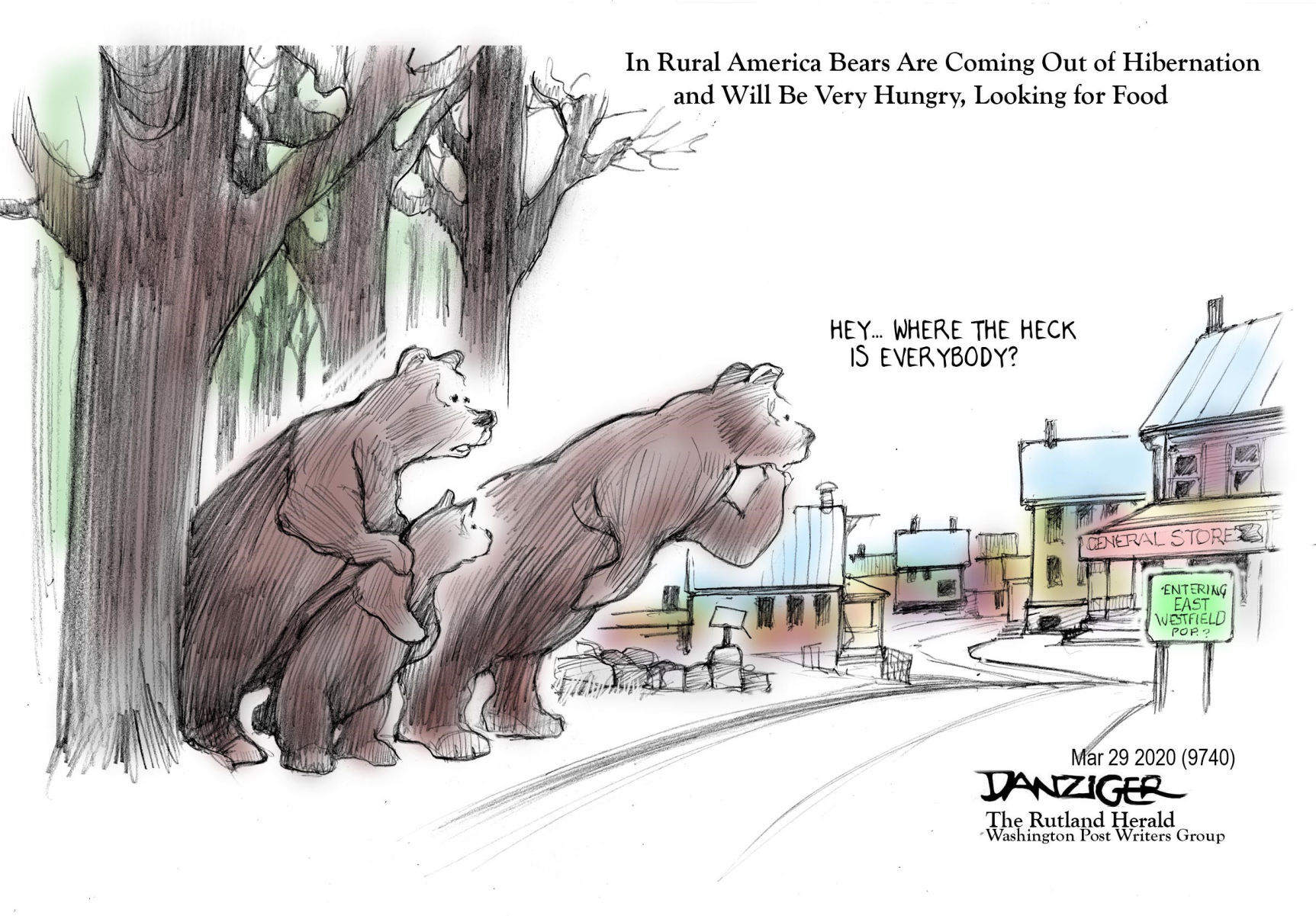 Jeff Danziger cartoon
